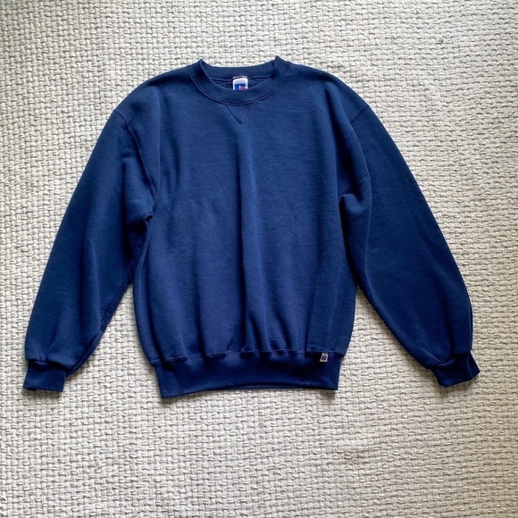 SOLD Vintage Russell Athletics Blank Crewneck Size Medium - Picture 2 of 6